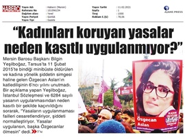 Başkanımız Yeşilboğaz: "Kadınları koruyan yasalar neden kasıtlı uygulanmıyor?"