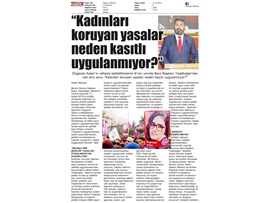 Başkanımız Yeşilboğaz: "Kadınları koruyan yasalar neden kasıtlı uygulanmıyor?"