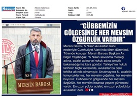 5 Nisan Avukatlar Günü Töreni