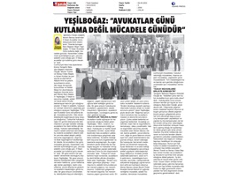 5 Nisan Avukatlar Günü Töreni