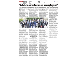 5 Nisan Avukatlar Günü Töreni