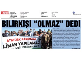 Başkanımız Yeşilboğaz; "Liman bilirkişi raporu mücadelemizi destekler nitelikte"