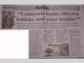 BASINDA BAROMUZ (Dünya Çevre Günü Mesajı)