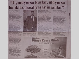 BASINDA BAROMUZ (Dünya Çevre Günü Mesajı)