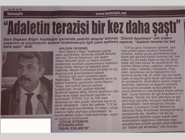 BASINDA BAROMUZ (Zümrüt Apartmanı Kitabına Baromuzdan Suç Duyurusu)