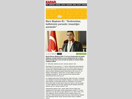 BASINDA BAROMUZ (Srebrenitsa Katliamı) 12/07/2017