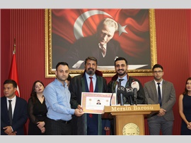 MERSİN BAROSU’NDA RUHSAT HEYECANI