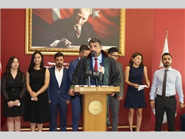MERSİN BAROSU’NDA RUHSAT HEYECANI