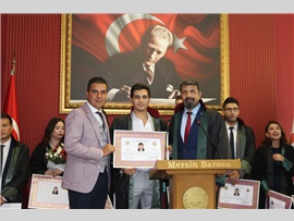 MERSİN BAROSU’NDA RUHSAT HEYECANI