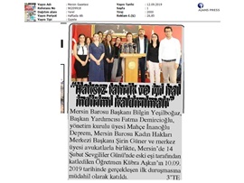 BASINDA BAROMUZ (Yeşilboğaz: "Kadın Cinayetlerinin İyi Hali Olmaz")