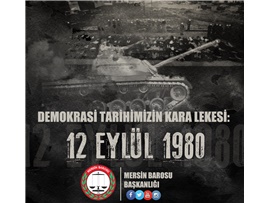 DEMOKRASİ TARİHİMİZİN KARA LEKESİ: 12 EYLÜL 1980
