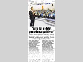 BASINDA BAROMUZ (Özel Şişecam Mesleki ve Teknik Anadolu Lisesi'nde "Suç Sayılan Olumsuz Davranışlar ve Hukuki Sonuçları" Konulu Eğitim Semineri)