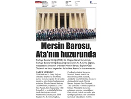 TBB yeni yönetimi ile Atamız'ın huzuruna çıktık