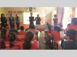 ÇOCUK HAKLARI MERKEZİMİZ PARMAKKURDU İLKOKULUNU ZİYARET ETTİLER