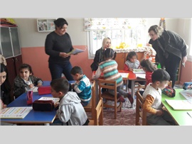 ÇOCUK HAKLARI MERKEZİMİZ PARMAKKURDU İLKOKULUNU ZİYARET ETTİLER