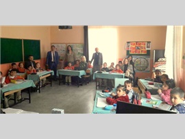 ÇOCUK HAKLARI MERKEZİMİZ PARMAKKURDU İLKOKULUNU ZİYARET ETTİLER