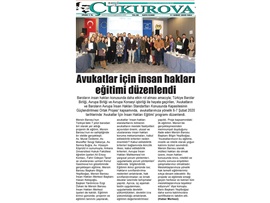 BASINDA BAROMUZ (Avukatlara İnsan Hakları Eğitimi Düzenlendi)