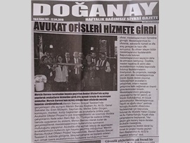 BASINDA BAROMUZ (Mersin Barosu Avukat Ofisleri Açıldı)