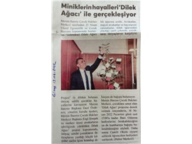 Mersin Barosu Dilek Ağacı Projesi