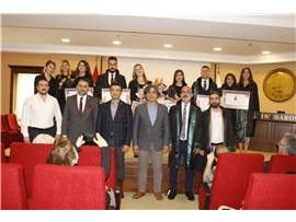 6 STAJYER AVUKATIMIZ CÜBBE GİYDİ