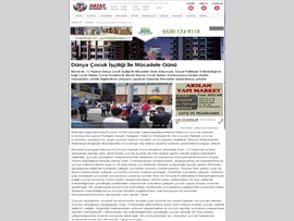 12 HAZİRAN DÜNYA ÇOCUK İŞÇİLİĞİ  İLE MÜCADELE GÜNÜ
