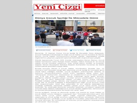 12 HAZİRAN DÜNYA ÇOCUK İŞÇİLİĞİ  İLE MÜCADELE GÜNÜ