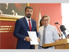 BARO BAŞKANIMIZ AV. BİLGİN YEŞİLBOĞAZ MAZBATASINI ALDI
