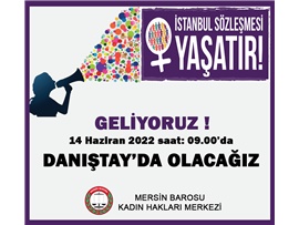 14 HAZİRAN'DA DANIŞTAY'DAYIZ
