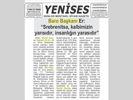 BASINDA BAROMUZ (Srebrenitsa Katliamı) 12/07/20173