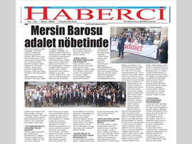 BASINDA BAROMUZ (Mersin Barosu Adalet Nöbetinde)