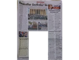 BASINDA BAROMUZ (Direne direne kazandılar: Baro başkanları Anıtkabir'de)