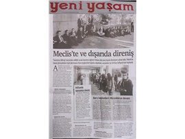 BASINDA BAROMUZ (Savunmaya Biber Gazlı Müdahale-Mecliste Oturma Eylemi)