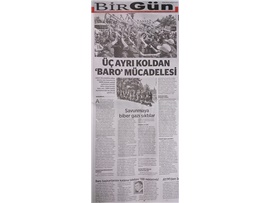 BASINDA BAROMUZ (Savunmaya Biber Gazlı Müdahale-Mecliste Oturma Eylemi)