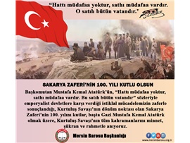 SAKARYA ZAFERİ 100 YAŞINDA