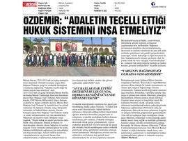 Mersin Barosu adli yıl açılış töreni düzenledi