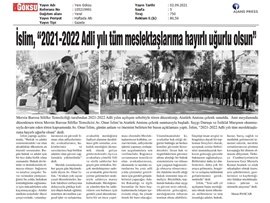 Mersin Barosu adli yıl açılış töreni düzenledi