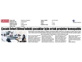 Çocuk Evleri Sitesi'nde kalan çocuklar için bir araya geldiler