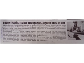 Çocuk Evleri Sitesi'nde kalan çocuklar için bir araya geldiler