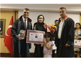 9 STAJYER AVUKATIMIZ CÜBBE GİYDİ