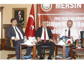 MERSİN BAROSU 2019-2020 STAJ EĞİTİM DÖNEMİ AÇILIŞI, BARO BAŞKANLARININ KATILIMIYLA YAPILDI