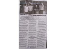BASINDA BAROMUZ (Dünya Hayvan Hakları Günü Basın Açıklaması)