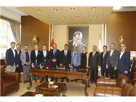 MERSİN CUMHURİYET BAŞSAVCISI VE BAŞSAVCI VEKİLLERİNDEN ZİYARET