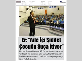 BASINDA BAROMUZ (Özel Şişecam Mesleki ve Teknik Anadolu Lisesi'nde "Suç Sayılan Olumsuz Davranışlar ve Hukuki Sonuçları" Konulu Eğitim Semineri)