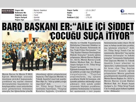BASINDA BAROMUZ (Özel Şişecam Mesleki ve Teknik Anadolu Lisesi'nde "Suç Sayılan Olumsuz Davranışlar ve Hukuki Sonuçları" Konulu Eğitim Semineri)