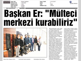 BASINDA BAROMUZ (Baromuzda Mülteci Merkezi Kurabiliriz" Dedi.)