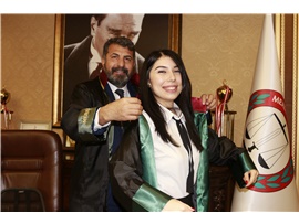 AV. ELİF KENAZ VE AV. HATİCE BERNA ERMENEK’E ADALET DOLU MESLEK YAŞAMI DİLİYORUZ