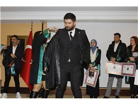 12 STAJYER AVUKATIMIZ, AVUKATLIK RUHSATNAMESİNİ ALDI