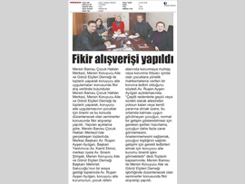 BASINDA BAROMUZ (Koruyucu Aile ve Gönül Elçileri Derneği İle İşbirliği Yaptık)