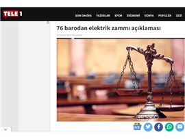 76 Baro: "Elektrik tarifesine yapılan düzenleme Anayasaya aykırı"