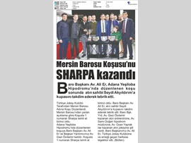 BASINDA BAROMUZ (Mersin Barosu Koşusu'nu Saharpa Kazandı)